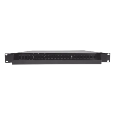 Distribuidor de Fibra Óptica Deslizable / Vacío / 19 Pulgadas (48.26 cm / 1.58 pies) / 1U / 24 Puertos / Profundidad 357 mm