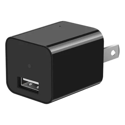 Cámara Oculta en Cargador de Pared / 2 Megapixel 1080P / Grabación Continua o por Movimiento / Detección Inteligente 1-2 m (3.3-6.6 ft) / Memoria 8GB / Expansión MicroSD 128GB