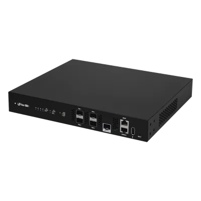 Terminal de Línea Óptica GPON / 4 Puertos SFP GPON / 1 Puerto SFP+ 10 G / 512 ONUs Concurrentes / 20 km (12.4 mi) / Rack 1U