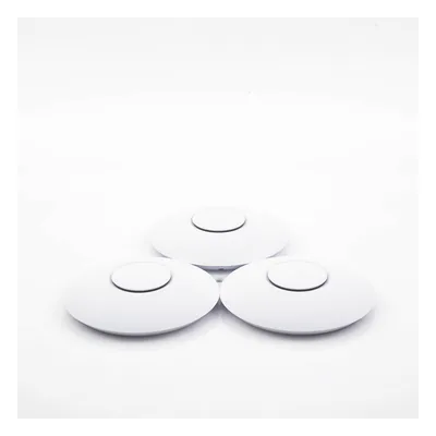 Paquete de 3 Access Point UniFi 802.11ac Wave 2, MU-MIMO4X4 con antena Beamforming, hasta 1.7 Gbps, para interior PoE 802.3af, soporta 200 clientes, No incluyen PoE´s
