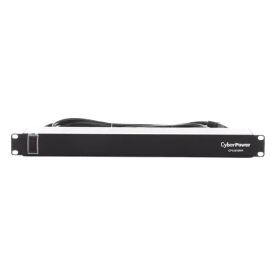 PDU Básico Rack / 10 Salidas NEMA 5-15R / 15 Amp / 120 Vca / 1U / Cable 4.5 m (14.8 ft)