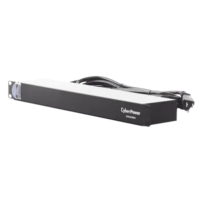PDU Básico Rack / 10 Salidas NEMA 5-15R / 15 Amp / 120 Vca / 1U / Cable 4.5 m (14.8 ft)