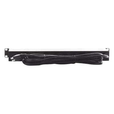 PDU Básico Rack / 10 Salidas NEMA 5-15R / 15 Amp / 120 Vca / 1U / Cable 4.5 m (14.8 ft)