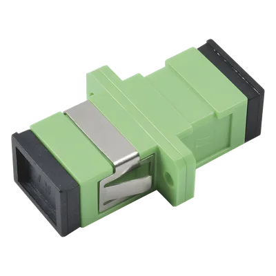 Acoplador de Fibra Óptica / SC/APC a SC/APC / Monomodo / Simplex / Industrial