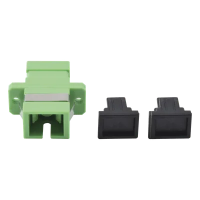 Acoplador de Fibra Óptica / SC/APC a SC/APC / Monomodo / Simplex / Industrial