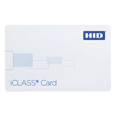 Tarjeta de Acceso iCLASS / Memoria 2 KB / PVC Compuesto / Formato H10301 26 Bits / Código de Sitio 0-255 / Perforación Guiada