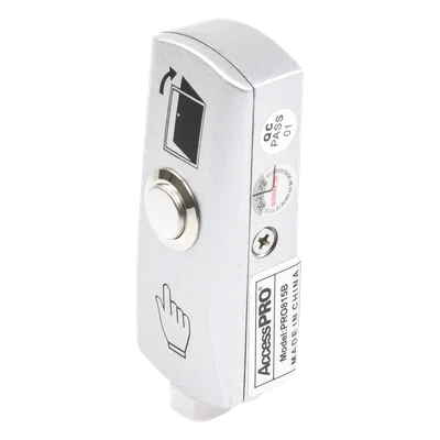 Botón de Salida / Contacto NO/NC / 24 VDC / 500,000 Ciclos / Caja de Instalación Incluida / Aleación de Aluminio y Acero