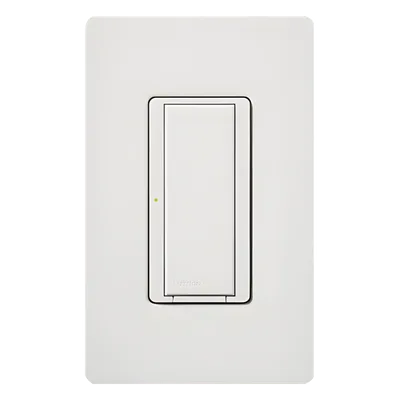 Interruptor Inalámbrico On/Off / 6 A Iluminación / 1/10 HP Ventiladores / 120 V / Requiere Neutro / Compatible con Hub Vive