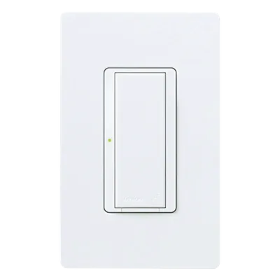 Interruptor Inalámbrico Maestro / 8 A / 120-277 V / Sin Neutro / Ventiladores 1/10 HP / Multipunto 9 Companion / Hub Vive