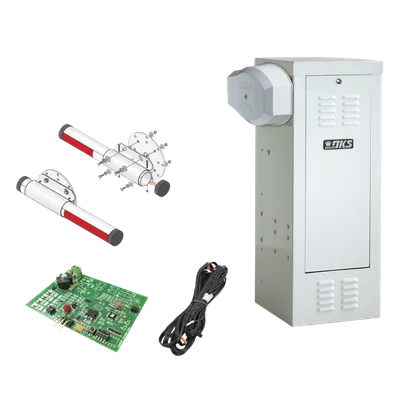 Kit de Barrera Vehicular de Uso Continuo / Motor 1/2 HP / Mástil Aluminio 4 m (13.1 ft) / 115 VAC / 5.4 A / Sensor de Masa y Loop