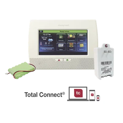 Panel de alarma inalámbrico / Pantalla táctil color 7" / Z-Wave integrado / WiFi certificado / Compatible Total Connect / 80 zonas