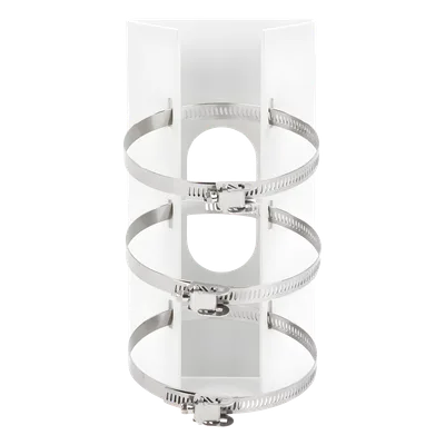 Montaje para Poste / Cámaras Domo y Bala / Acero Inoxidable / 12 Modelos Compatibles / 250 x 127 x 46 mm / 1.2 kg