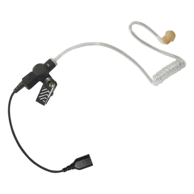 Auricular de Tubo Acústico / Cable de Fibra Trenzada / Conector SNAP Tipo Mirage / Inserto Auditivo Rosa