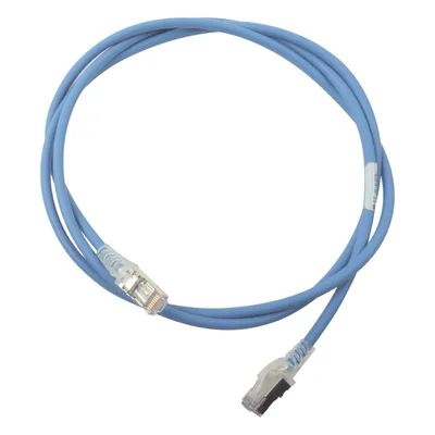 Patch Cord Cat6A Blindado S/FTP / 1.52 m (5 pies) / 28 AWG Diámetro Reducido / Color Azul