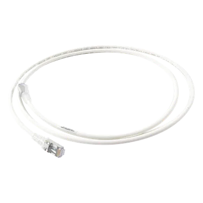Patch Cord Cat6A Blindado / S/FTP / 28 AWG / 1.52 m (5 ft) / Diámetro 5.5 mm / Color Blanco