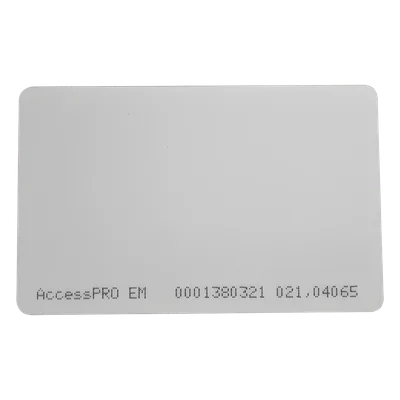Tarjeta Proximidad / 125 kHz / EM4100 / 0.1 mm / Imprimible Doble Cara / 85.6 x 54 mm