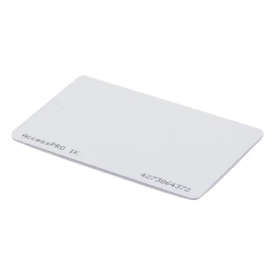 Tarjeta de Proximidad MIFARE Classic / Memoria 1Kb / Frecuencia 13.56 MHz / ISO/IEC 14443 Type A / Doble Cara Imprimible / 34 Bits