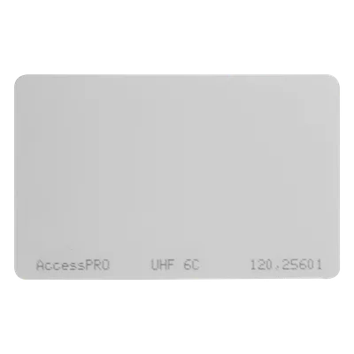 Tag UHF tipo Tarjeta / 960 MHz / EPC GEN 2 / ISO 18000-6C / 85.6 x 54 x 1 mm / Chip Alien H3