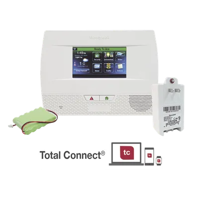 Panel de alarma inalámbrico / Pantalla táctil color 4.3" / Comunicador telefónico integrado / Z-Wave / 64 zonas / Total Connect
