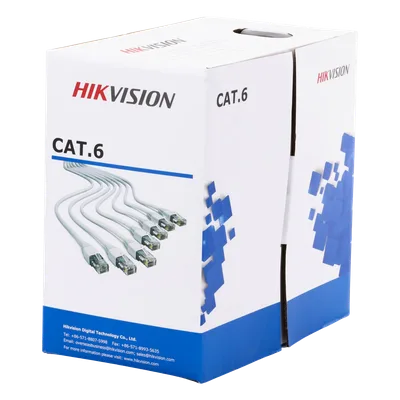 Bobina de Cable / Cat 6 / 100% Cobre / 305 m (1000 pies) / 24 AWG / 250 MHz / Interior CMX / Blanco