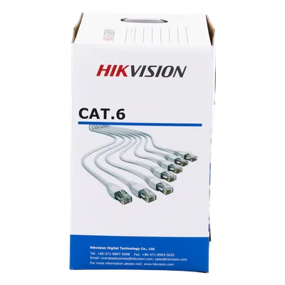 Bobina de Cable / Cat 6 / 100% Cobre / 305 m (1000 pies) / 24 AWG / 250 MHz / Interior CMX / Blanco