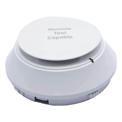 Detector de Humo Direccionable / Tecnología Fotoeléctrica IDP / Sensibilidad Programable / Direccionamiento Decimal / Compatible IFP y RFP / Color Blanco