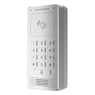 Audioportero IP / SIP / RFID y Teclado Retroiluminado / IP65 / IK06 / 3 Entradas y 2 Salidas de Alarma