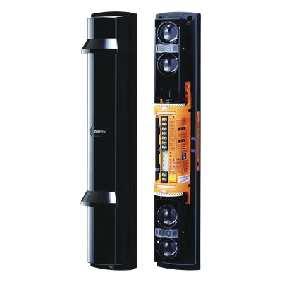 Barrera fotoeléctrica / 60 m (197 ft) / 4 rayos / 4 canales / Doble modulación / Control de potencia