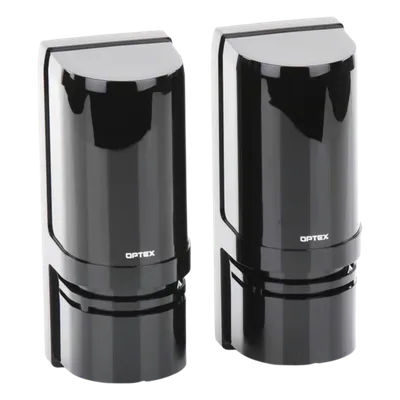 Barrera Fotoelectrica Perimetral / Doble Haz Infrarrojo 100 m (328.1 ft) / Alineacion LED ±90° / IP55 / Relé Forma C / Consumo 46 mA