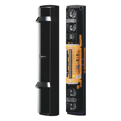 Barrera fotoeléctrica / 100 m (328 ft) / 4 rayos / 4 canales / Doble modulación / Transmisión automática de potencia