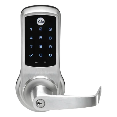 Cerradura Electrónica Autónoma / 500 Usuarios PIN / Grado 1 ANSI/BHMA / Pestillo 70 mm UL 10C / Instalación Cilíndrica 35-45 mm / Z-Wave Compatible