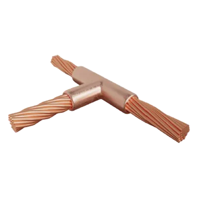 Molde para Soldadura Exotérmica / Tipo T Horizontal / 4/0 AWG a 4/0 AWG / 150 g Carga / Calibres #6 a 500 MCM