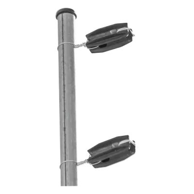 Aislador de Esquina para Cercos Eléctricos / Aislamiento 18 kV / Resistencia Mecánica 7.5-10.2 kg / Anti UV / 66 mm x 31.6 mm