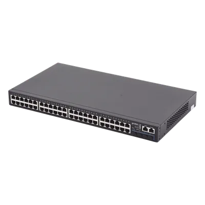 Switch Administrable Stackeable Capa 3 / 48 Puertos Gigabit / 4 Puertos 10G SFP+ / Tela 176 Gbps