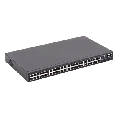 Switch Administrable Stackeable Capa 3 / 48 Puertos Gigabit / 4 Puertos 10G SFP+ / Tela 176 Gbps