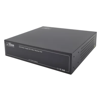 Transceptor Activo / 8 Canales / Video + PoC / UTP Cat 5e/6 / 150 m (492.1 ft) en 4K / 200 m (656.2 ft) en 5 MP / 36 Vcc a 12 Vcc / Rack 19"
