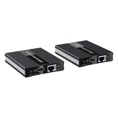 Kit extensor KVM ( Teclado, video, Mouse ) HDMI 1080P @ 60 Hz, 60 metros con cable CAT5e/6