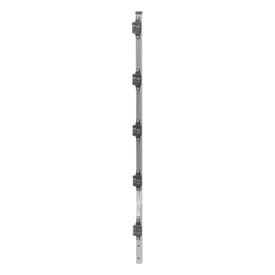 Poste de Paso para Cerca Electrificada / Tubo Galvanizado Cal. 18 / 1 m (3.3 ft) de Altura / 1' de Diámetro / 5 Aisladores Incluidos