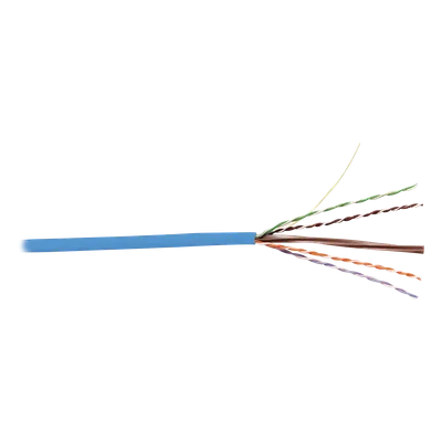 Bobina de Cable UTP / Cat6 / 24 AWG / LS0H / 305 m (1000 pies) / Azul