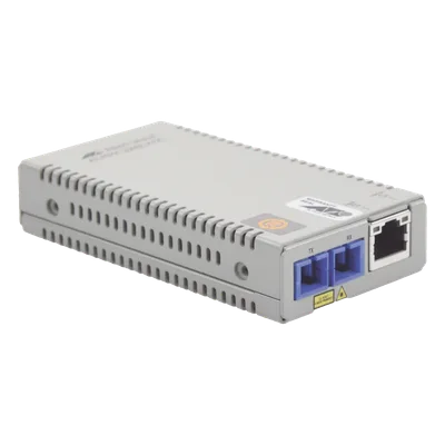 Convertidor de medios Gigabit Ethernet a fibra óptica, conector SC, monomodo (SMF), versión TAA (Trade Agreement Act), 10 Km