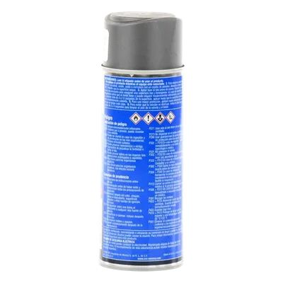 Recubrimiento Zinc en Aerosol / 93% Zinc Puro / 368 gr / Película 76 µ / Acabado Gris Brillante / Protección Anticorrosión