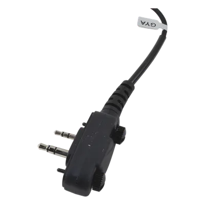 Micrófono de Solapa con Auriculares / Gancho de Oreja Suave / Cable Retráctil 2.5' (0.76 m) / Conector 2 Pines con Tornillos / Fibra Trenzada / Carcasa Policarbonato