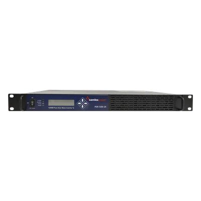 Inversor de Onda Pura / Montaje Rack 1U / 1200W / 24 Vcc a 100-120 VCA / 50/60 Hz / 18.9 x 15.2 x 1.7 in