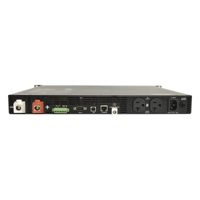 Inversor de Onda Pura / Montaje Rack 1U / 1200W / 24 Vcc a 100-120 VCA / 50/60 Hz / 18.9 x 15.2 x 1.7 in