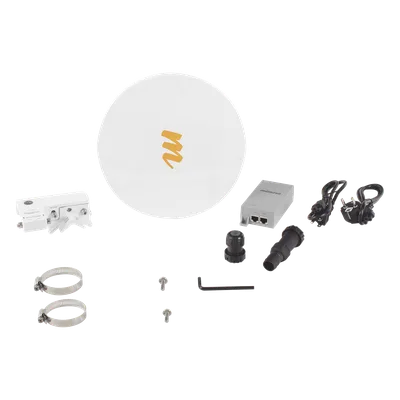 Radio Backhaul PTP / 24 GHz / 1.5 Gbps / MIMO 4X4:4 / OFDM 256 QAM / Antena 33 dBi / IP67 / SFP / GPS+GLONASS