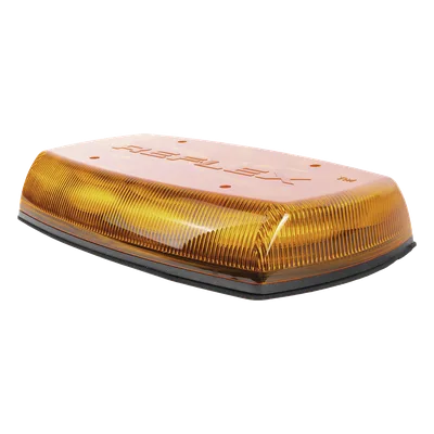 Mini Barra de Luces LED / 18 LEDs Ámbar / 18 Patrones de Destello / IP65 / 12-24 VCC / 35 W / -30°C a 50°C