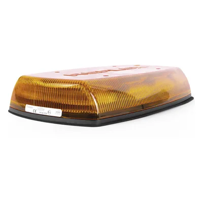 Mini Barra de Luces LED / 18 LEDs Ámbar / 18 Patrones de Destello / IP65 / 12-24 VCC / 35 W / -30°C a 50°C