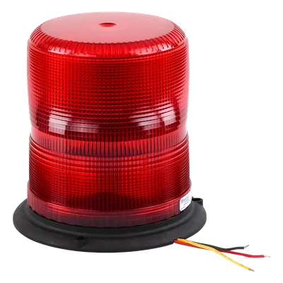 Burbuja de Advertencia LED / 3 LEDs de 5 W / 11 Patrones de Destello / 12-48 VCC / SAE J845 Clase II / IP Resistente a Impactos