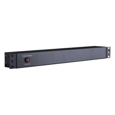 PDU Básico Rack / 8 Salidas NEMA 5-15R Traseras / 15 Amp / 120 Vca / 1UR / Cable 4.5 m (14.8 ft)
