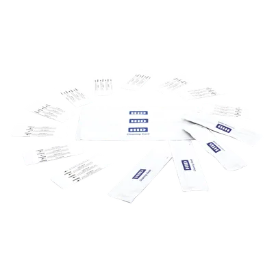 Kit de limpieza para impresoras de tarjetas / 10 servicios / 10 tarjetas rodillos / 3 lengüetas alcohol / 4 isotopos cabezal